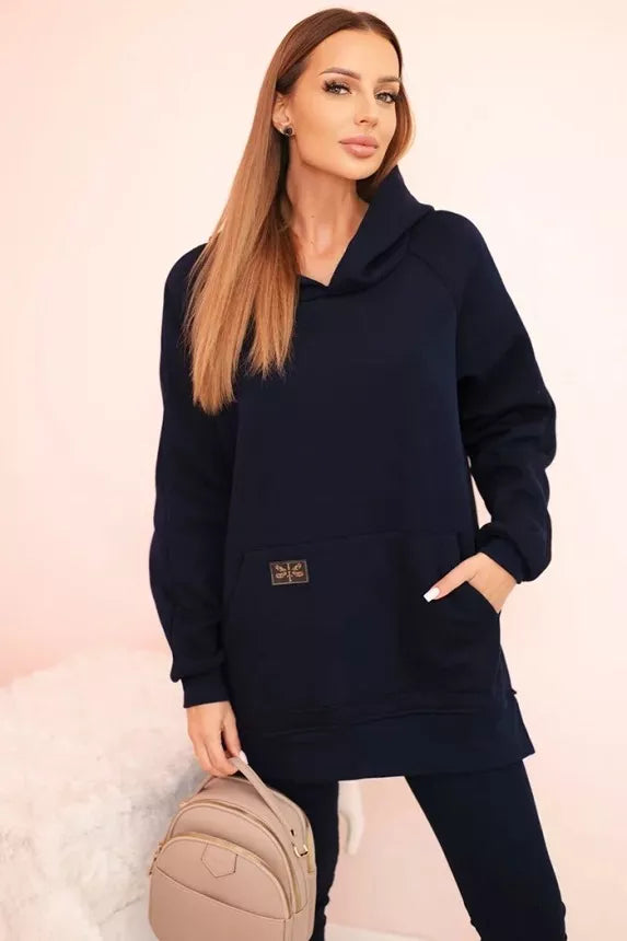 Moteriškas tamsiai mėlynos spalvos kompleltas Solar