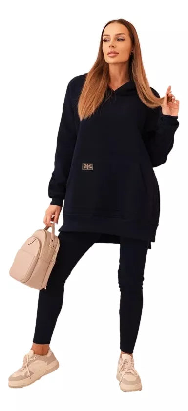 Moteriškas tamsiai mėlynos spalvos kompleltas Solar