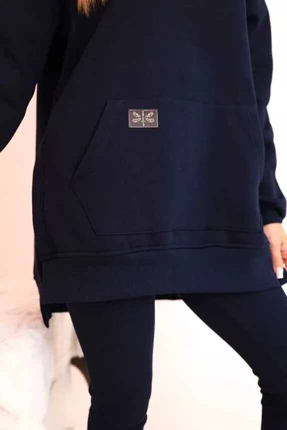 Moteriškas tamsiai mėlynos spalvos kompleltas Solar