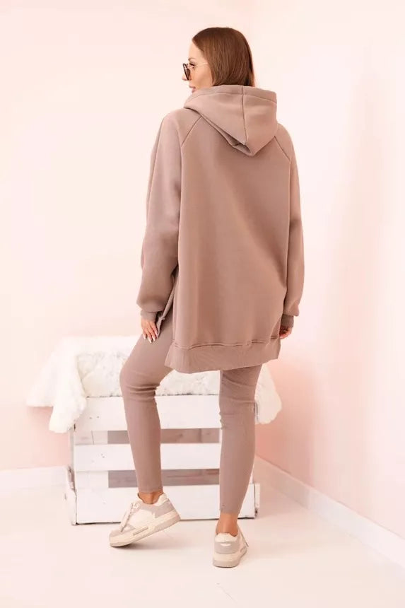 Moteriškas tamsiai rusvos spalvos kompleltas Solar