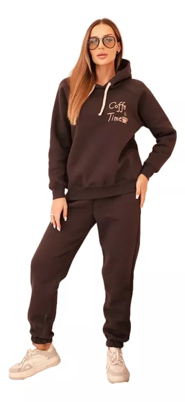 Moteriškas rudas komplektas Coffe