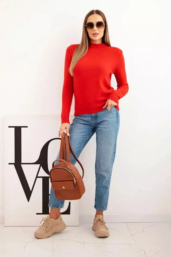 Moteriškas raudonas megztinis Eden