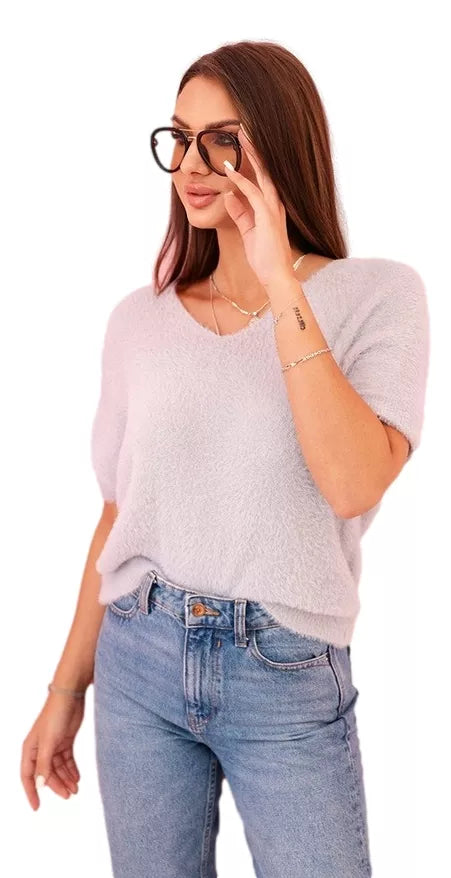 Moteriškas pilkas megztinis Cloud