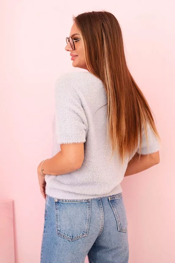 Moteriškas pilkas megztinis Cloud