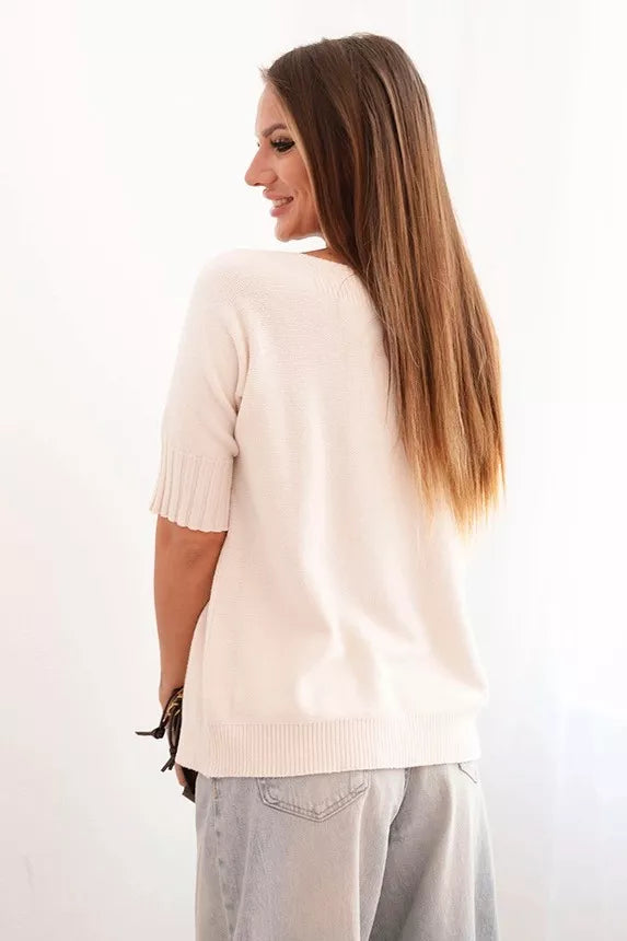 Moteriškas rusvas megztinis Aleta