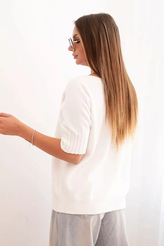 Moteriškas baltas megztinis Aleta