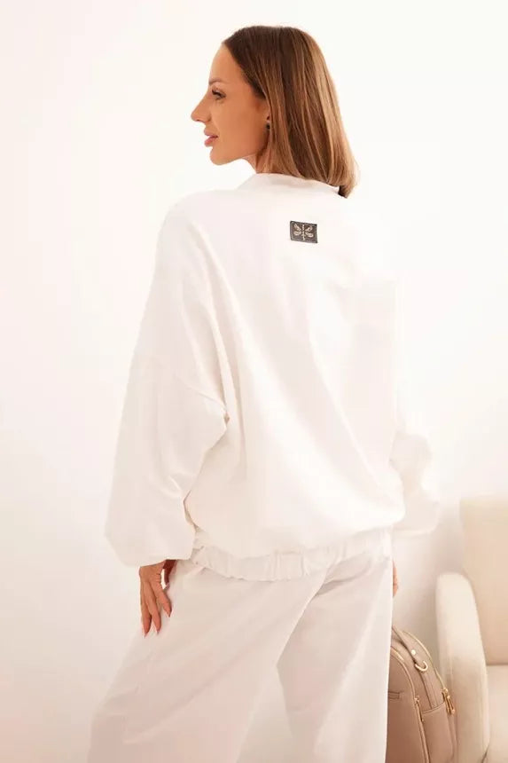 Moteriškas baltas komplektas Fan