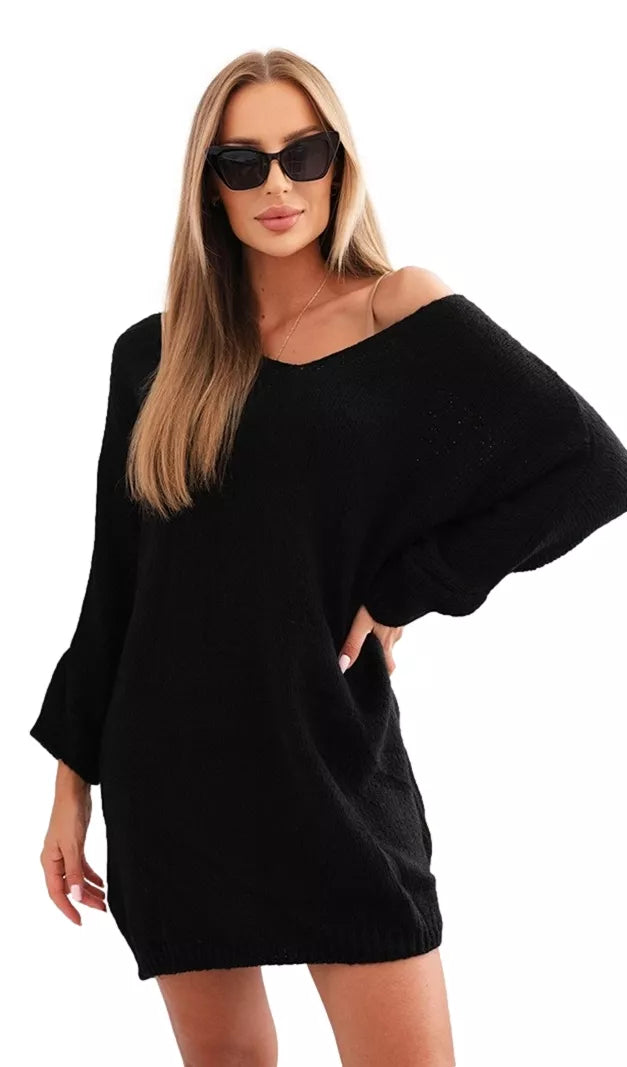 Moteriška juoda suknelė Calon