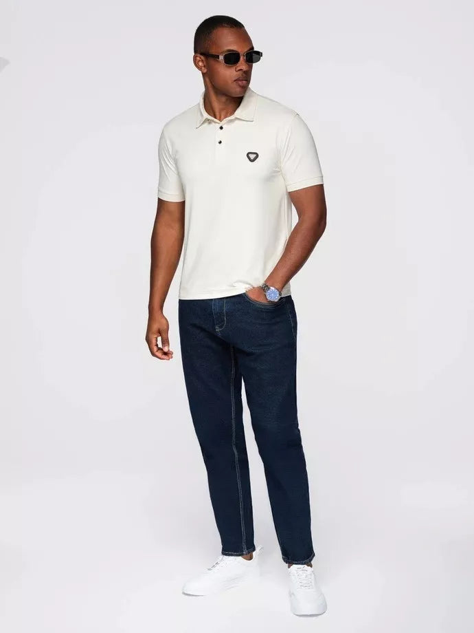 Vyriški rusvi polo marškinėliai Exim