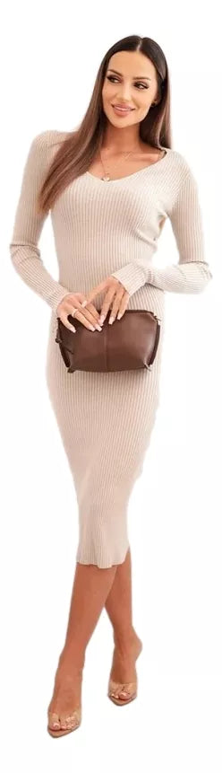 Moteriška ilga rusva suknelė Silva