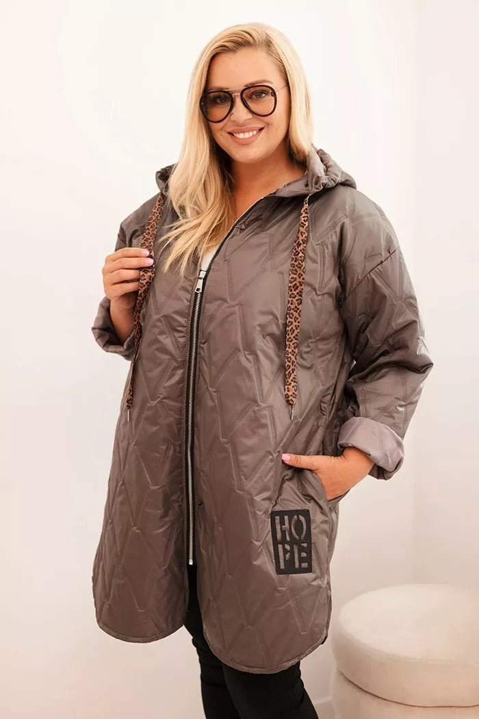 Moteriška rusvos spalvos striukė Hope