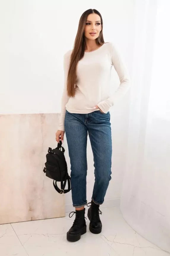 Moteriškas rusvos spalvos megztinis Renat