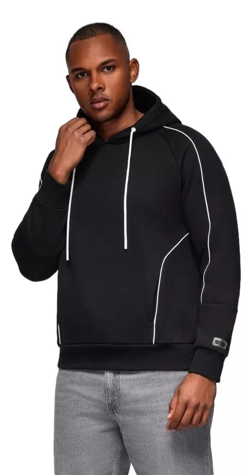 Vyriškas juodas džemperis Edin