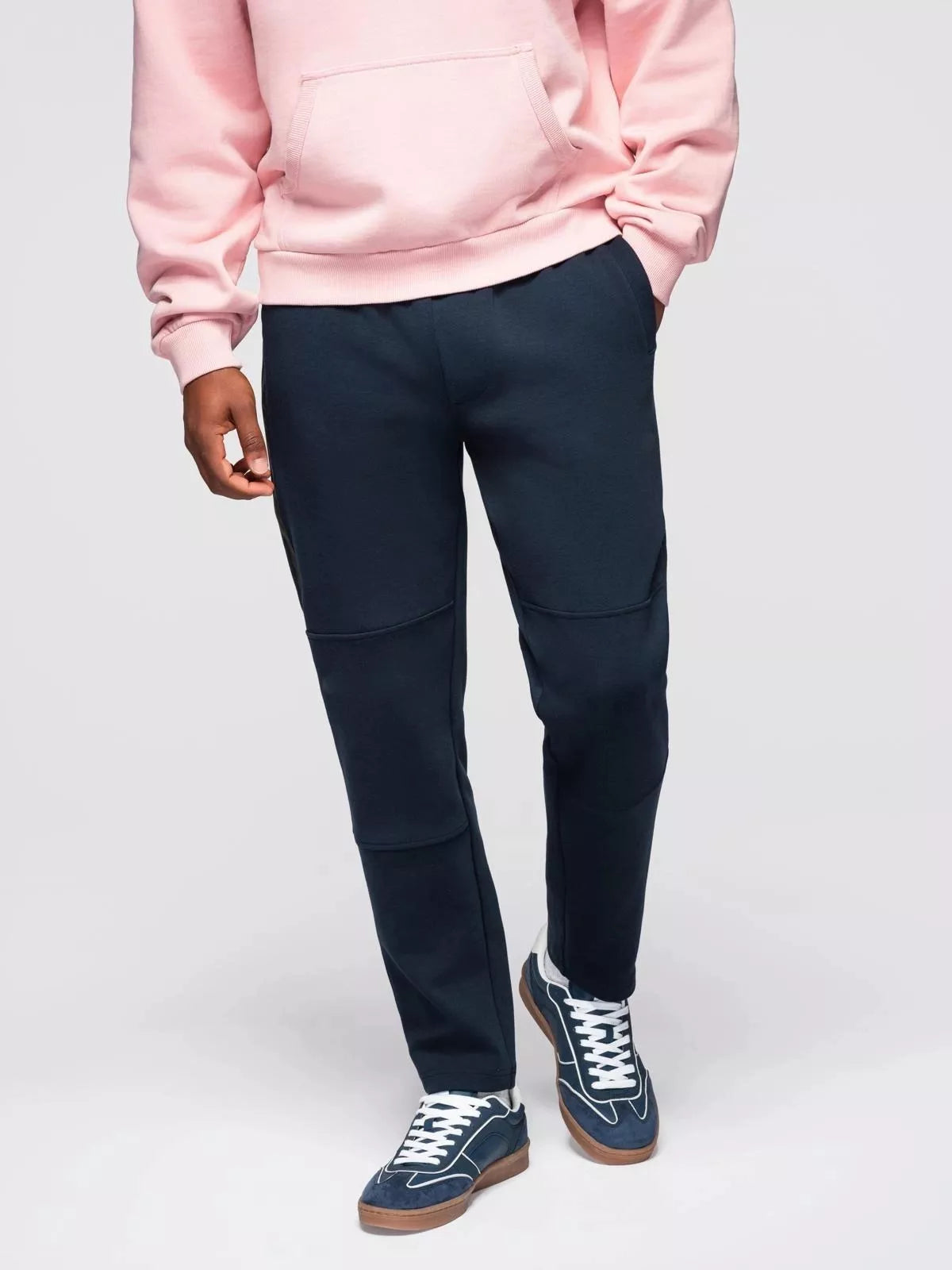 Vyriškos tamsiai mėlynos spalvos kelnės Orson