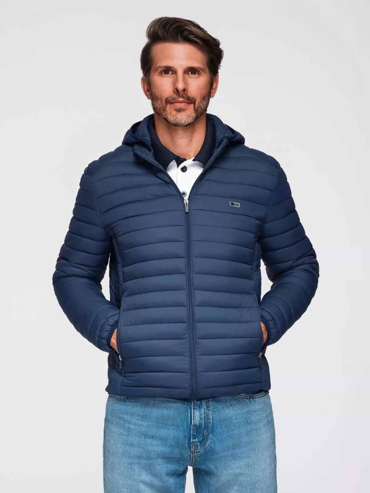 Vyriška tamsiai mėlyna striukė Bond