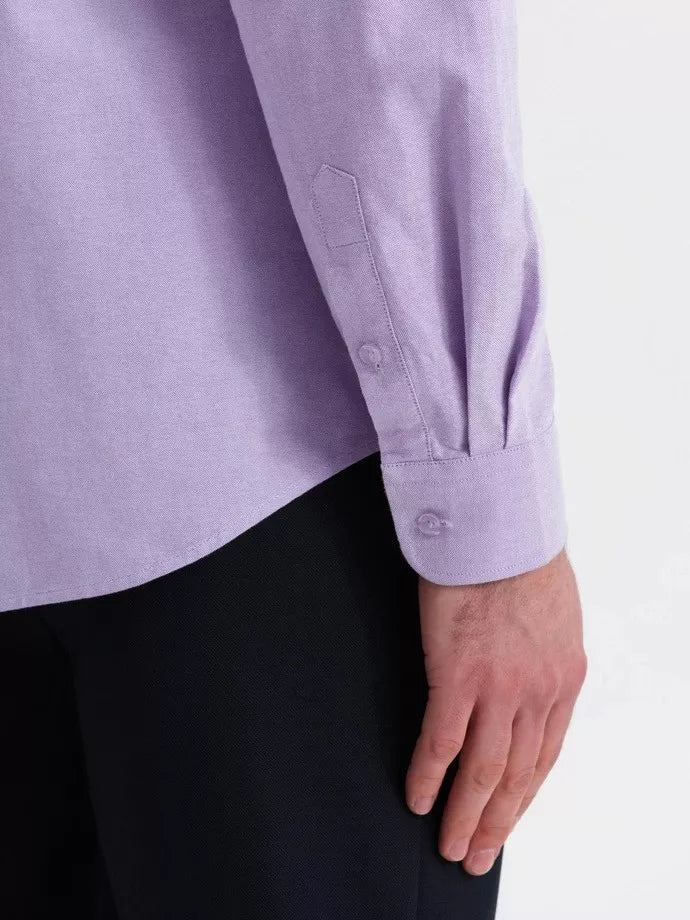 Vyriški violetinės spalvos marškiniai Adrian