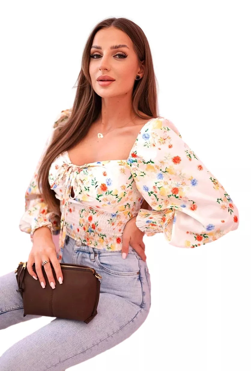 Moteriška rusvos spalvos palaidinė Doni