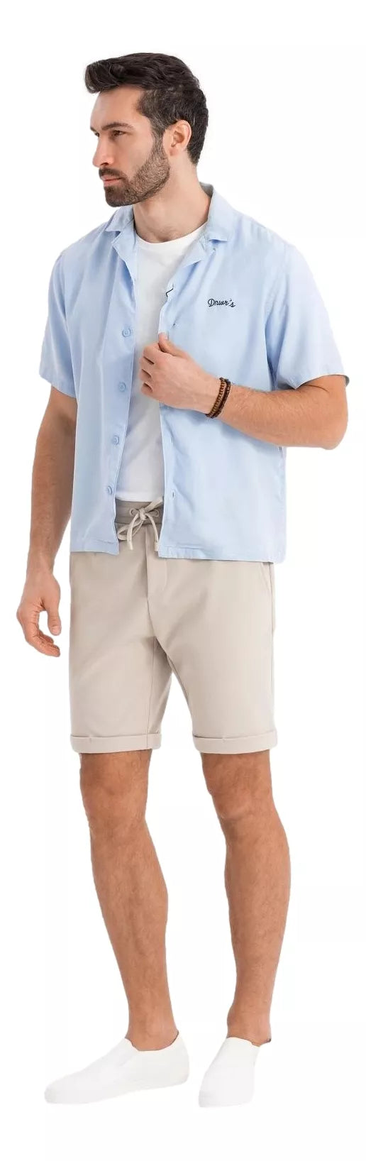 Vyriški rusvi šortai Optin