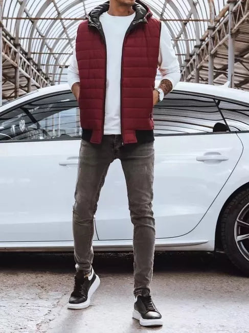 Vyriška bordo liemenė Minel