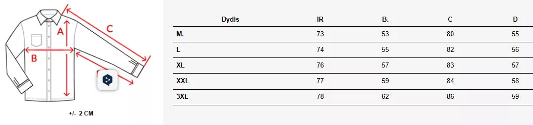Vyriški rusvos spalvos marškiniai Larson