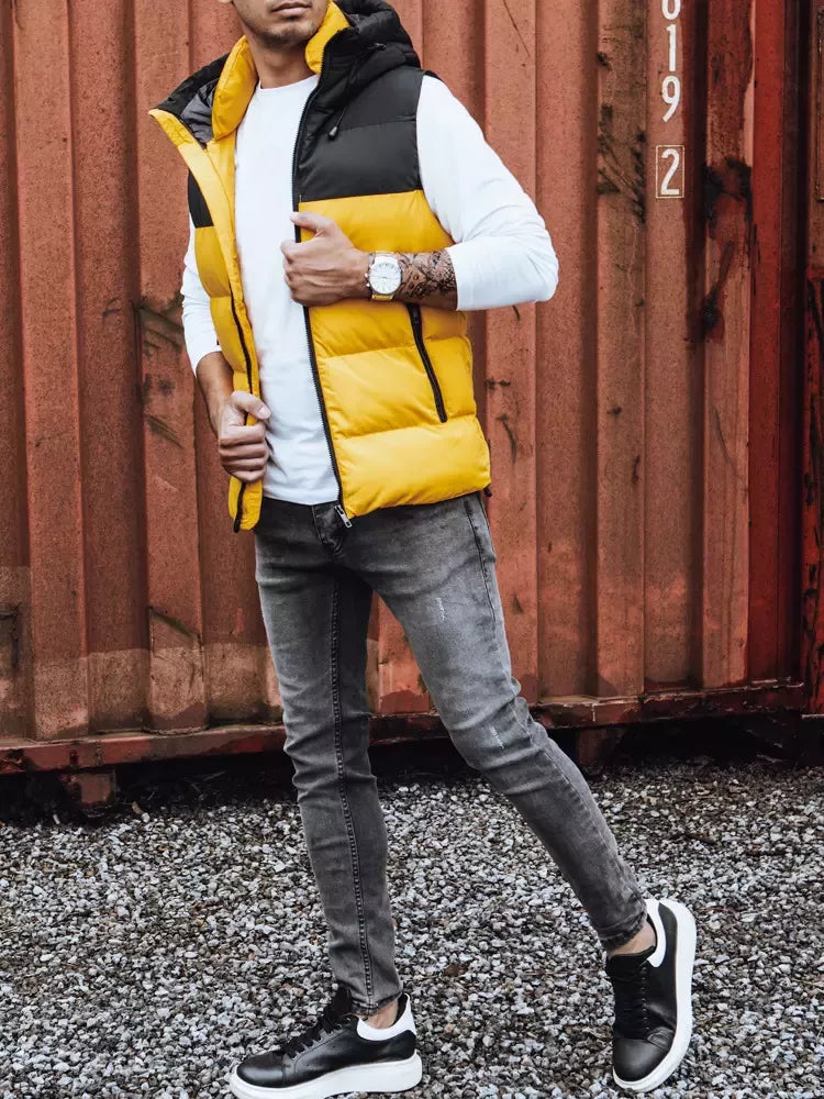 Geltona liemenė vyrams Zola