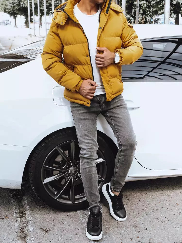 Geltona vyriška striukė Kido