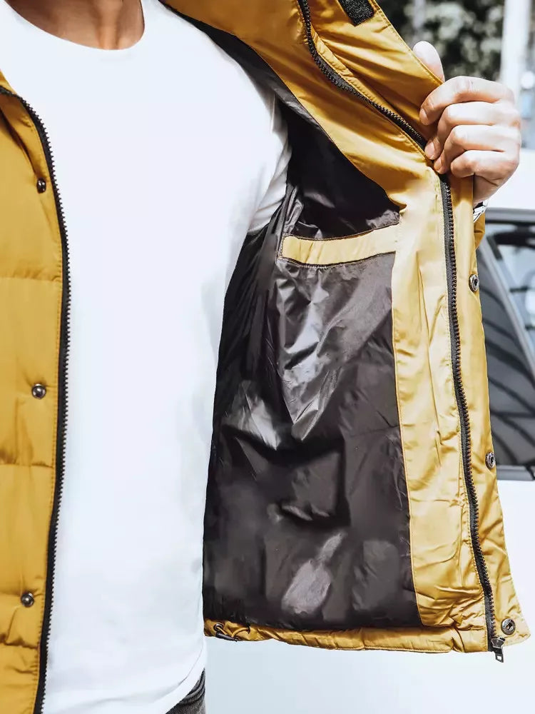 Geltona vyriška striukė Kido