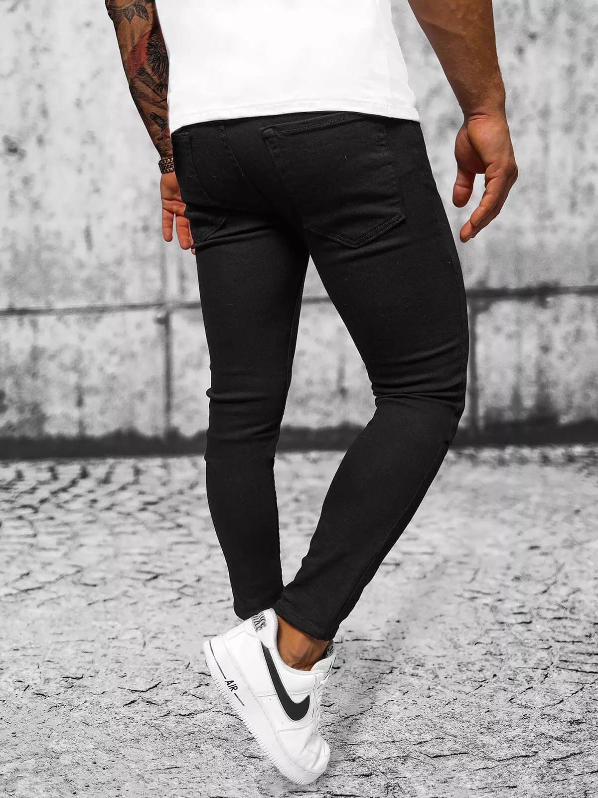 Džinsai juodos spalvos Suran