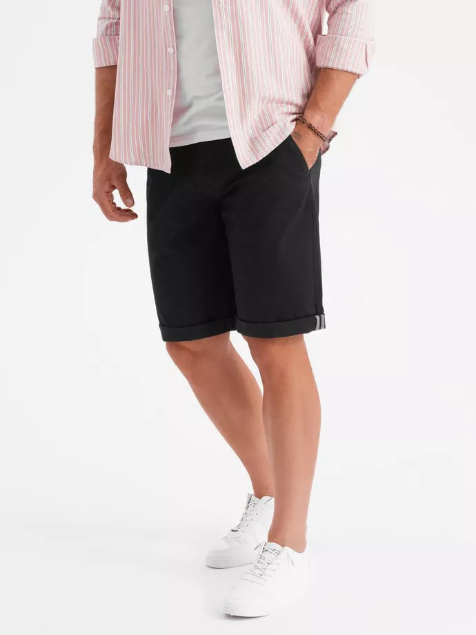 Vyriški juodos spalvos šortai Rod