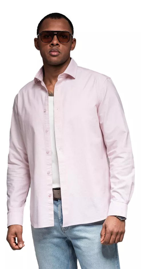Vyriški rožinės spalvos marškiniai Adrian