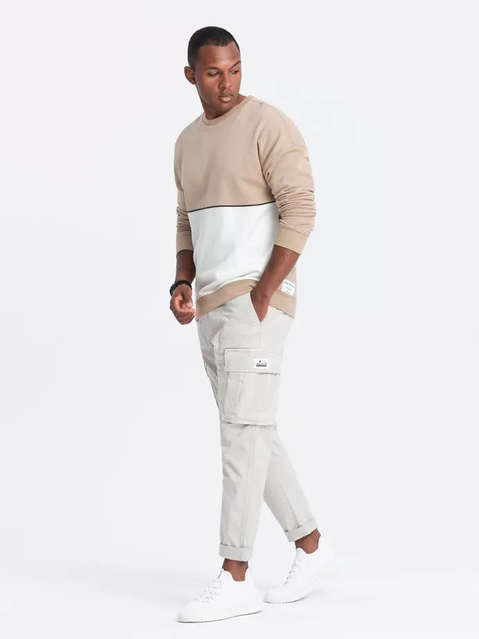 Vyriškas rusvos spalvos džemperis Tomson