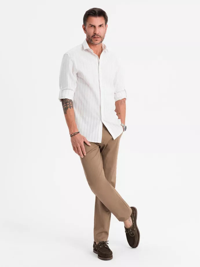 Vyriškos rusvos spalvos kelnės Tuman