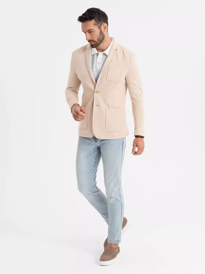 Vyriškas rusvas švarkas Azan