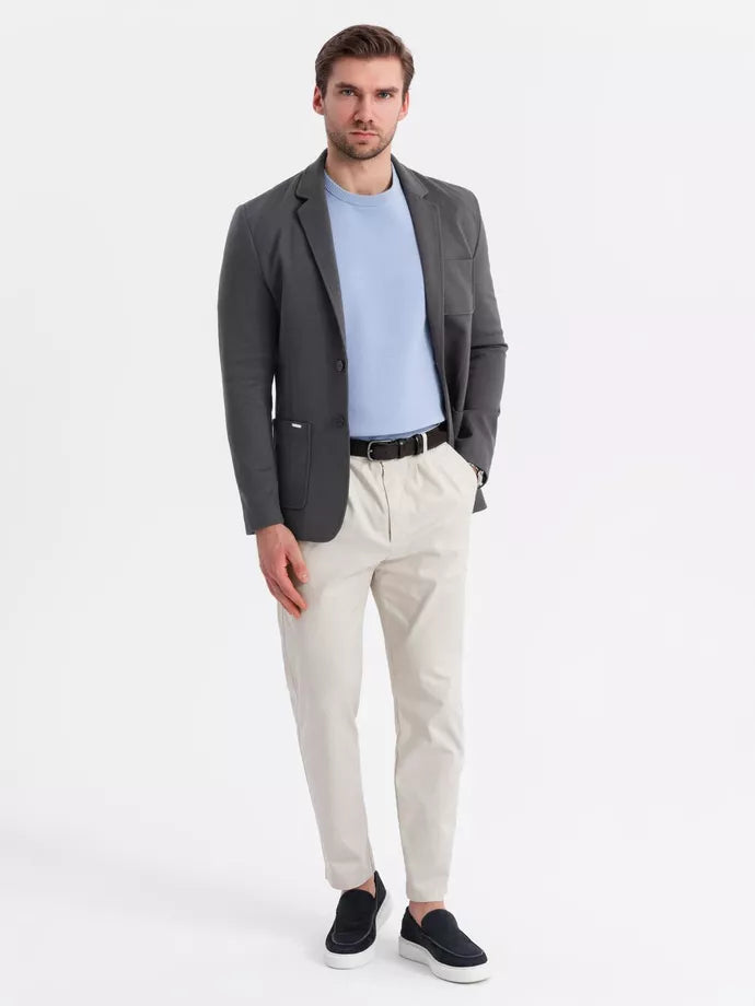 Vyriškas pilkas švarkas Azan