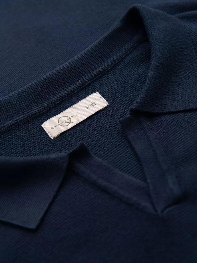 Vyriški tamsiai mėlyni polo marškinėliai Mark