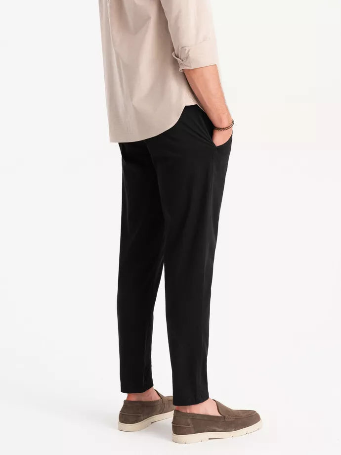 Vyriškos juodos spalvos kelnės Adam