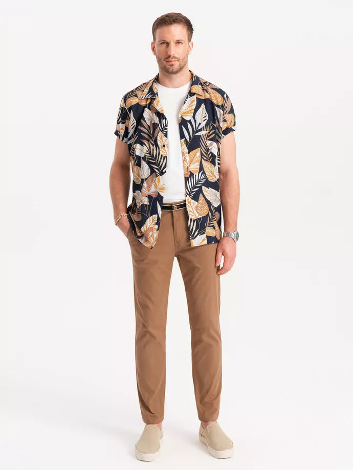 Vyriškos rudos spalvos kelnės Adam