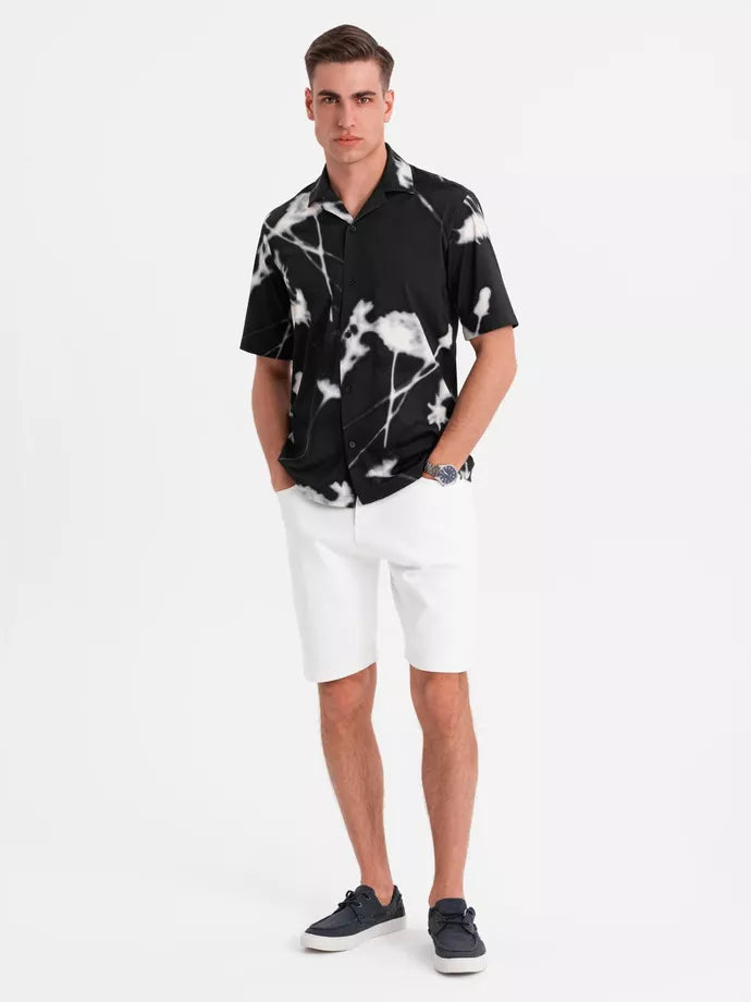 Vyriški balti džinsiai šortai Celtic