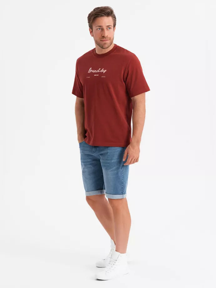 Vyriški mėlyni džinsiniai šortai Ragat