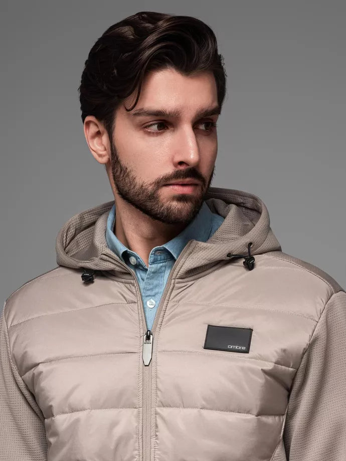 Vyriška rusvos spalvos striukė Munt