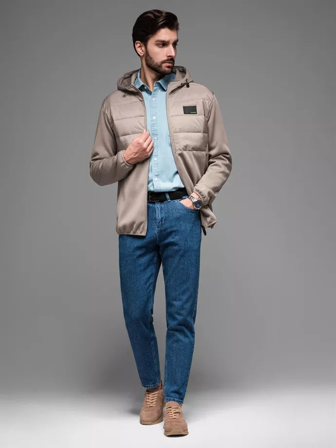 Vyriška rusvos spalvos striukė Munt