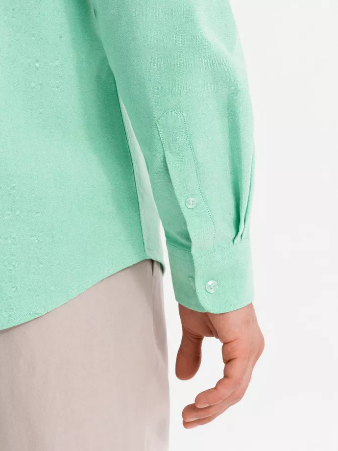 Vyriški mėtinės spalvos marškiniai Adrian