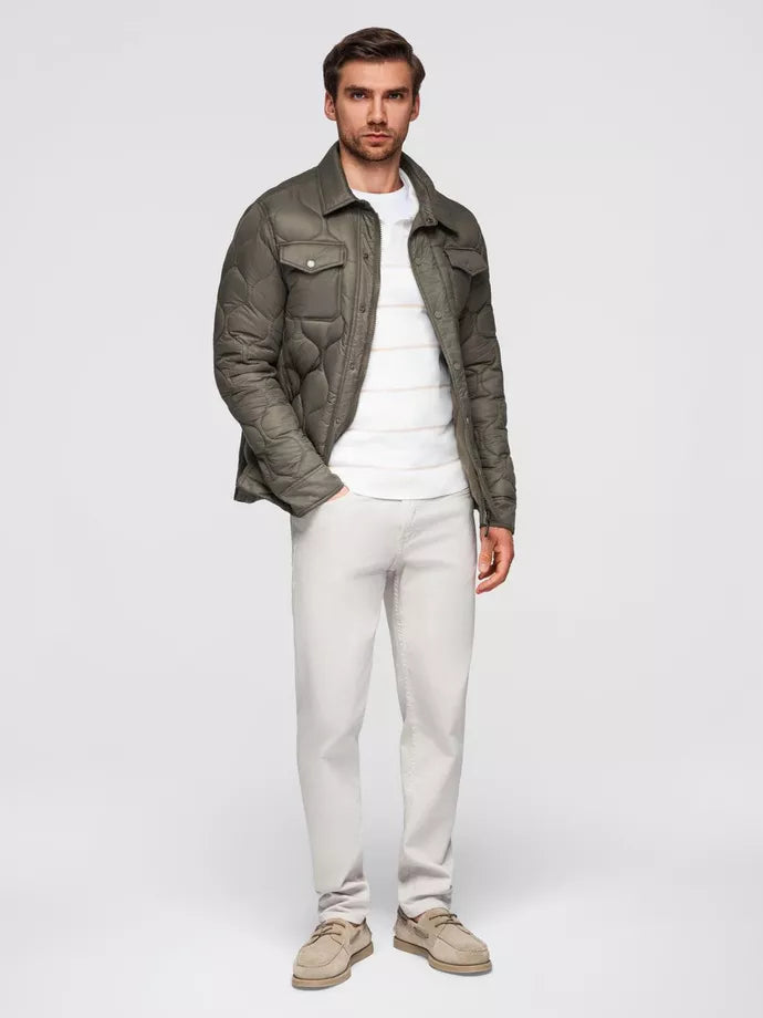 Vyriška šviesiai rudos spalvos striukė Lomin