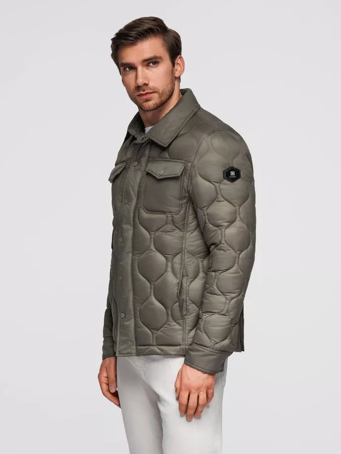 Vyriška šviesiai rudos spalvos striukė Lomin