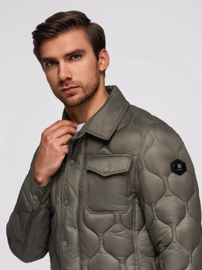 Vyriška šviesiai rudos spalvos striukė Lomin