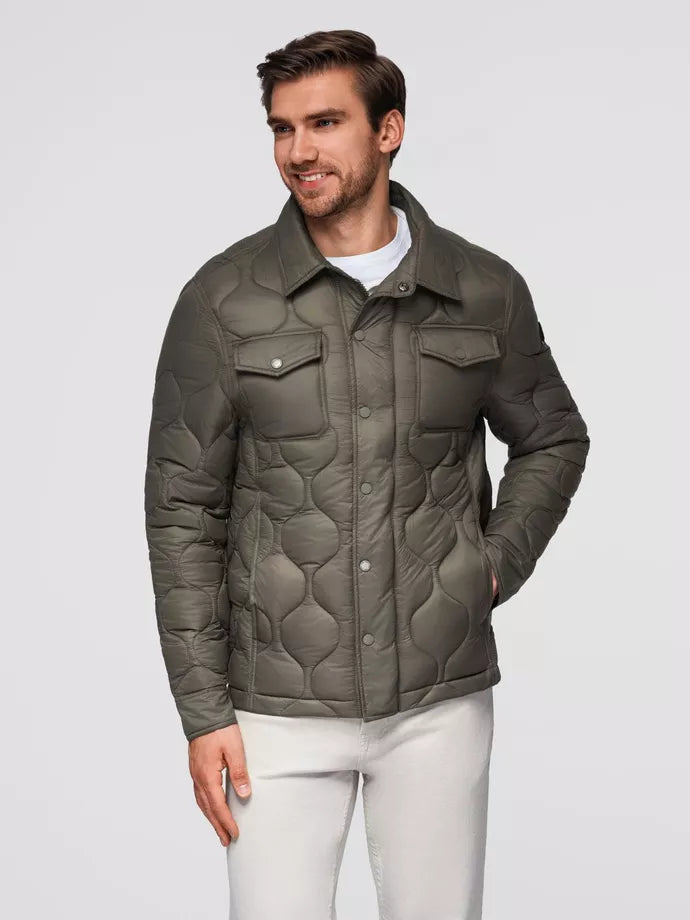 Vyriška šviesiai rudos spalvos striukė Lomin