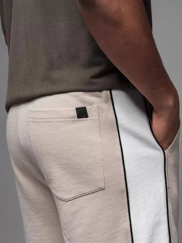 Vyriški rusvos spalvos šortai Edman