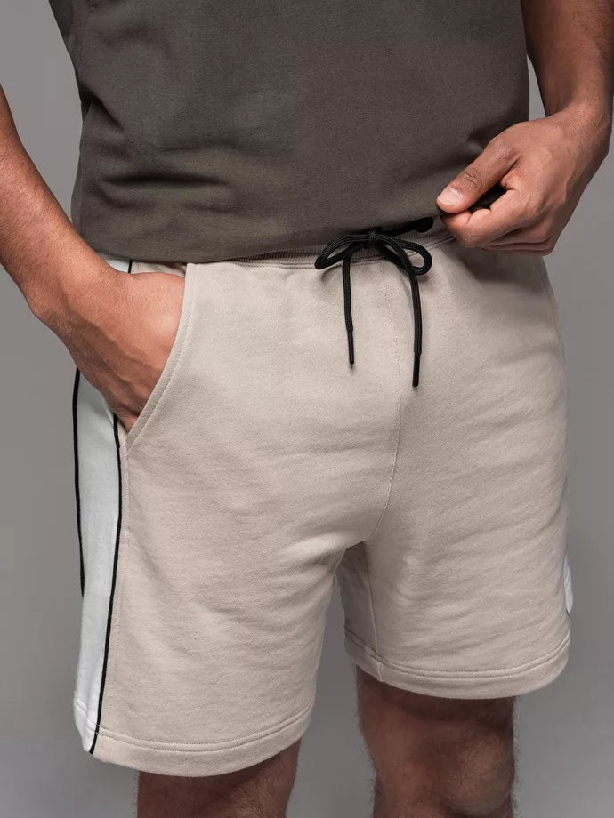Vyriški rusvos spalvos šortai Edman