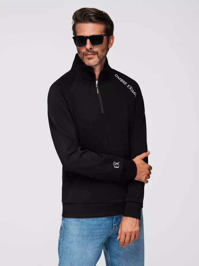 Vyriškas juodas megztinis Exim