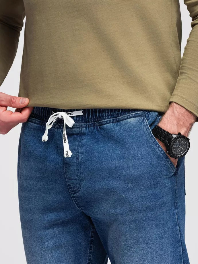 Vyriškos mėlynos spalvos kelnės Cosmi